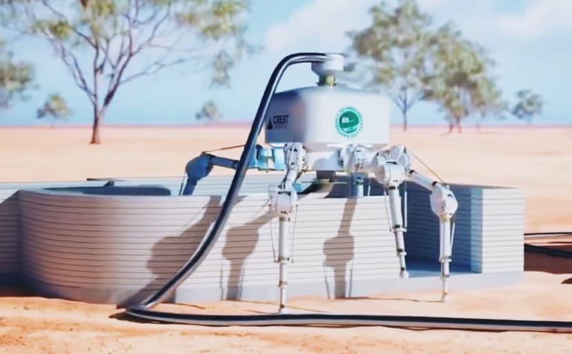 Australian Spider-Like Robot 'Charlotte' 3D Prints Houses in 24 Hours
