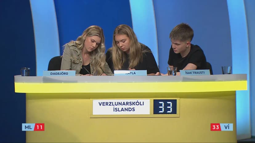 The Commercial College of Iceland advances to the Gettu betur semi-finals