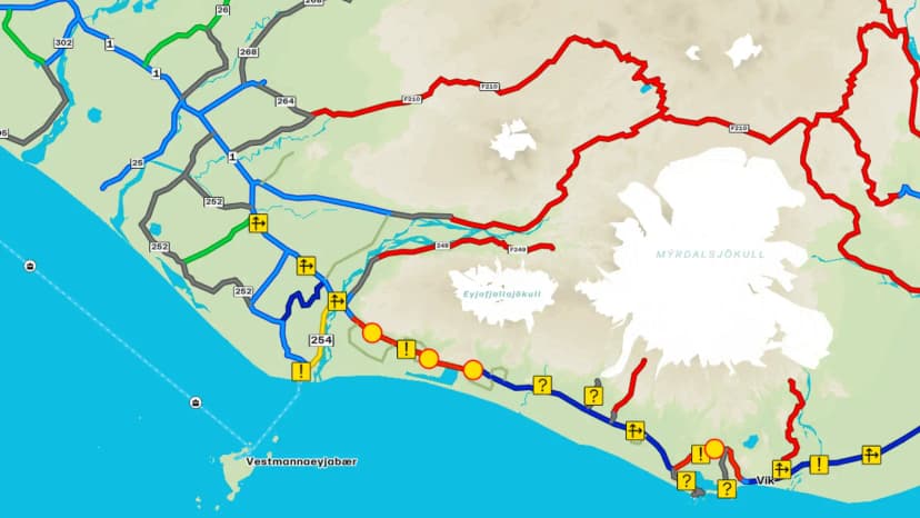 Ring Road in Iceland Temporarily Closed Due to Stranded Vehicles Amid Adverse Weather