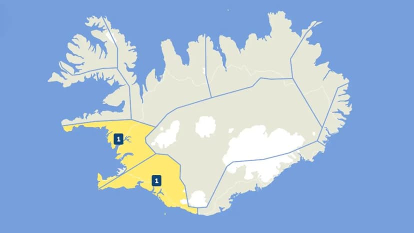 Blizzard Warning Issued for Southwest Iceland