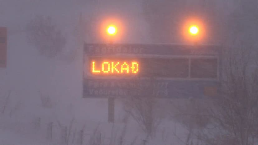 Severe Storm Hits Eastern Iceland