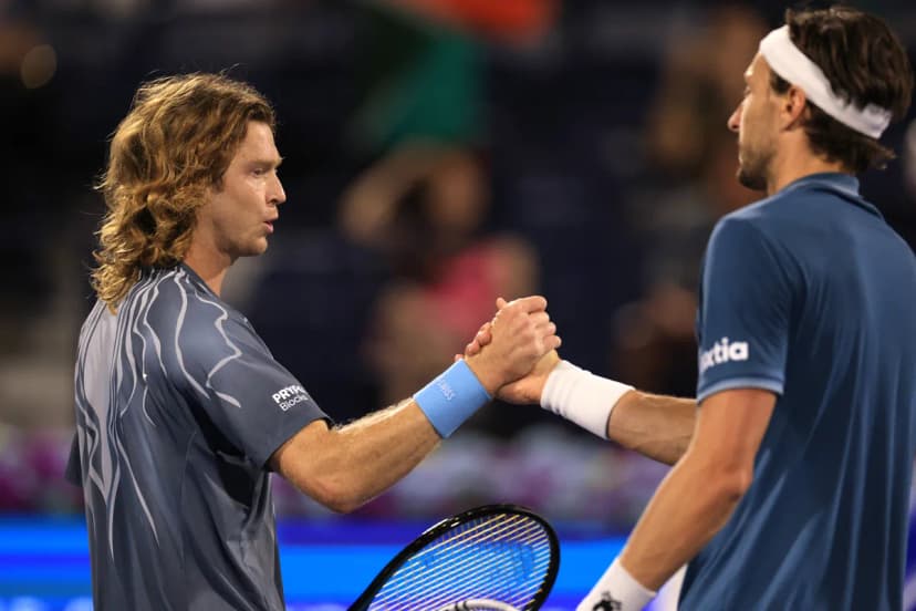 Dubai responds to Rublev: Fifth semi-final for the Russian tennis player in the Emirates