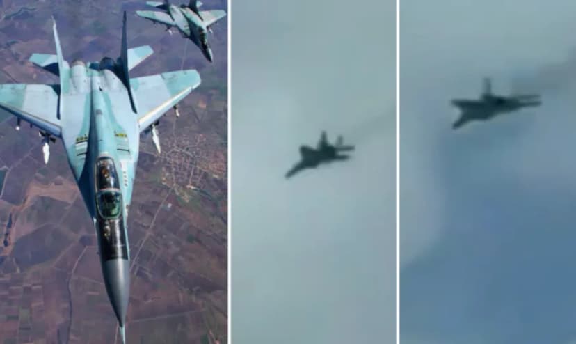Iran scrambled Russian fighters to defend the sky above Tehran (VIDEO)