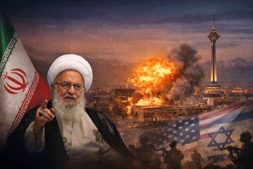 Grand Ayatollah Shirazi issued a fatwa and declared jihad against the USA and Israel