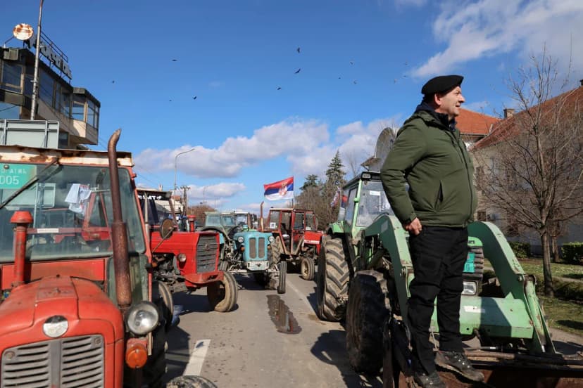 Serbian Farmers Expand Road Blockades Amid Dialogue Breakdown