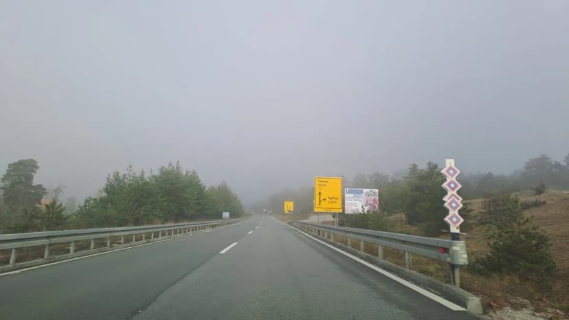 Fog and Reduced Visibility Expected on Serbian Roads