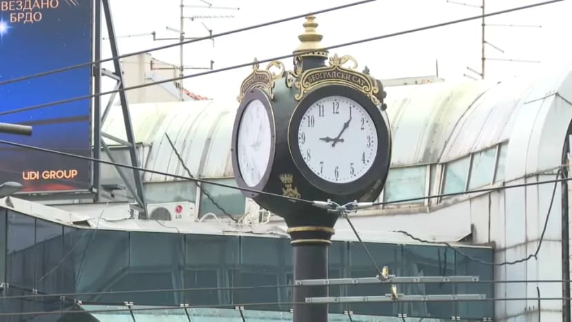 New 'Belgrade Clock' Installed in Republic Square
