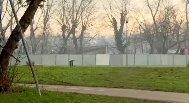 Protest Against Aquarium Construction Continues at Ušće Park in Belgrade