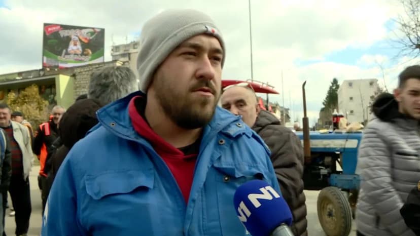 Serbian Farmer Struggles with Milk Sales and Livestock