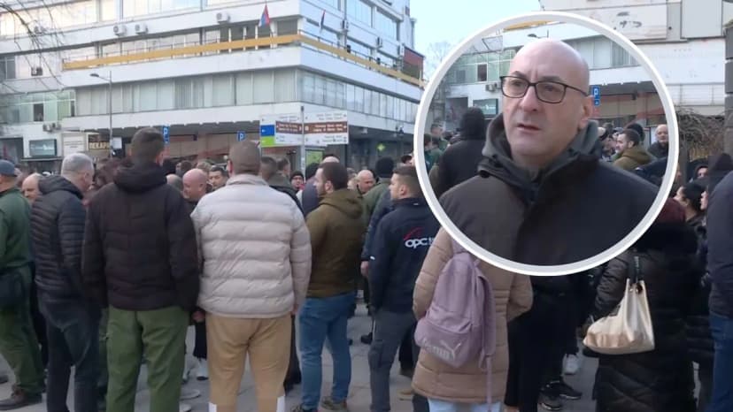 Gir Factory Workers Protest Unpaid Wages in Kraljevo