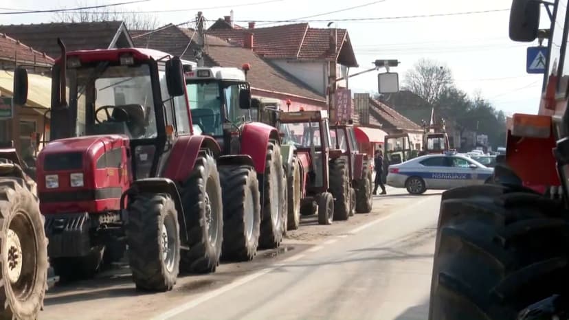 Serbian Farmers Continue Road Blockades, Await Government Talks