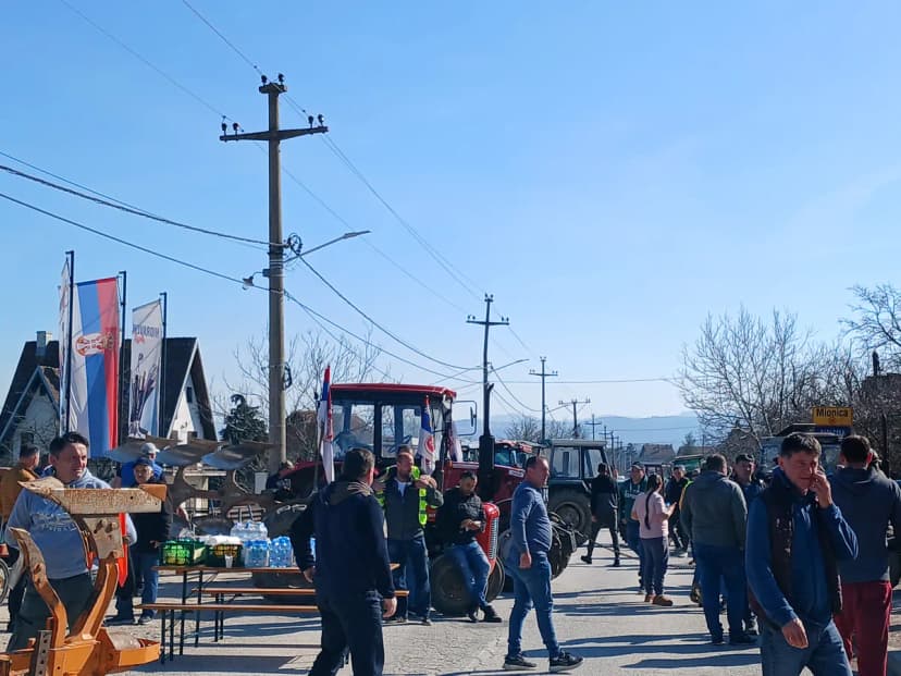 Incident and Arrests at Mionica Road Blockade in Serbia