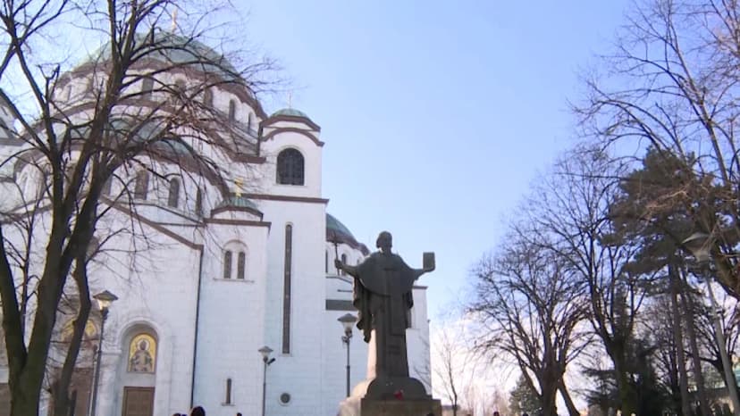 Citizens Group Disputes Serbian Orthodox Church Ownership of Land Near Temple