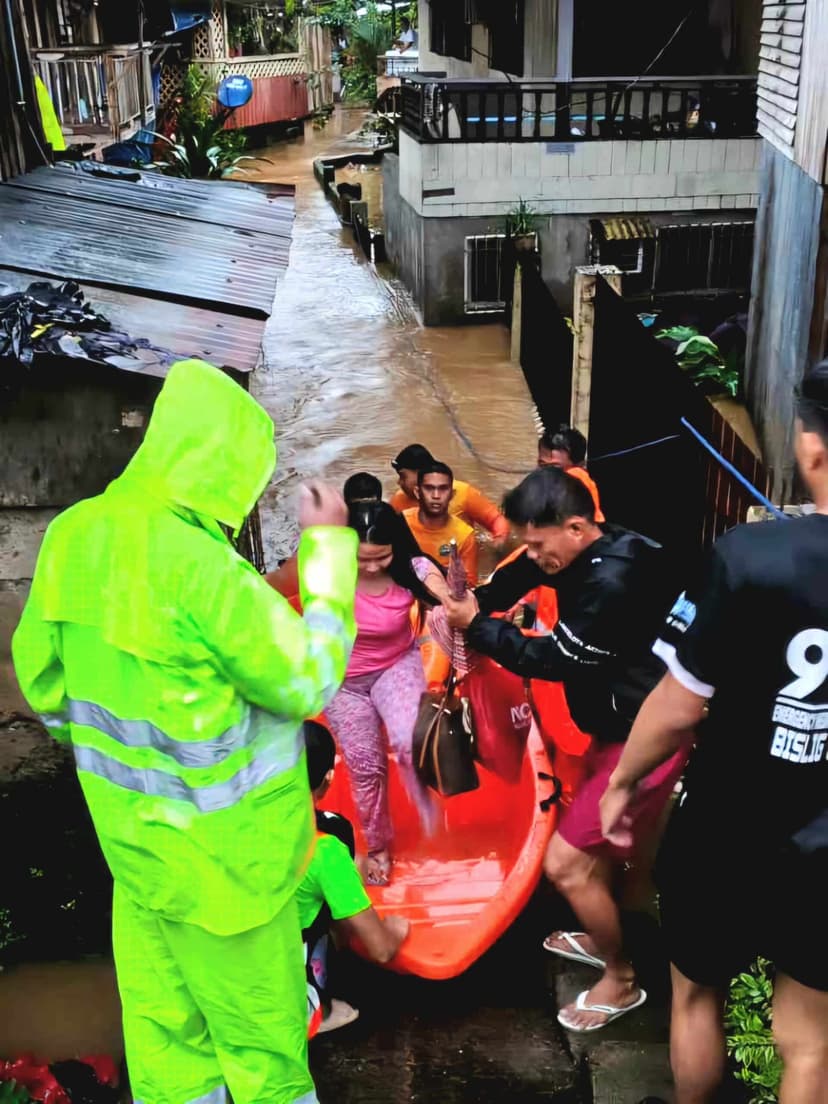 Flooding Affects Over 23,000 Families in Surigao del Sur