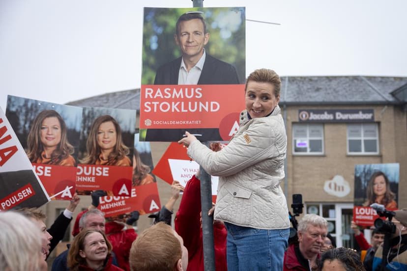 Danish PM Mette Frederiksen Confronted by Voter During Campaign