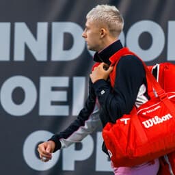 Estonian men's tennis stars Lajal and Glinka both suffer defeats Thursday