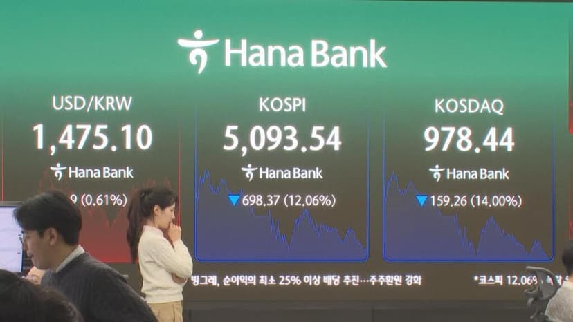Korean stocks suffer worst crash ever as Iran war hits chipmakers