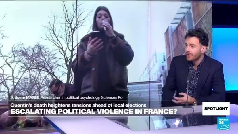 Quentin's death sparks tensions across France
