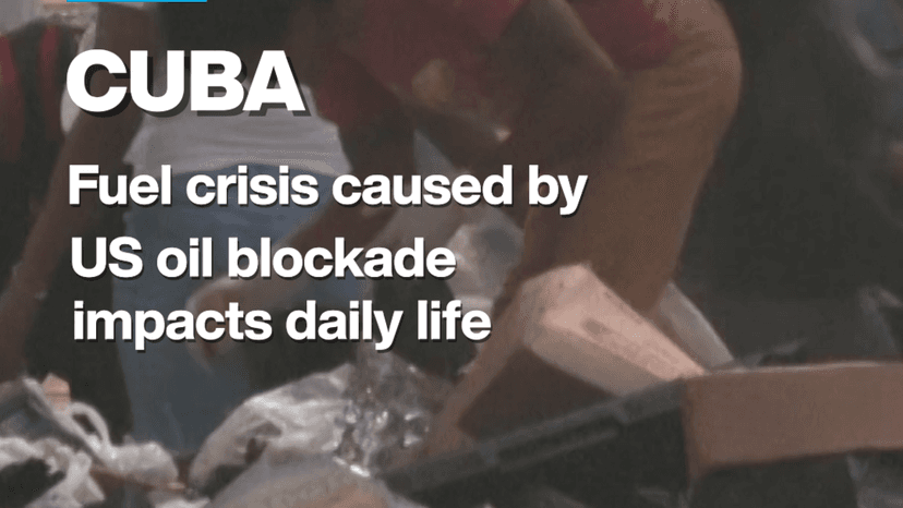 Cuba Faces Severe Fuel Crisis Due to US Oil Blockade