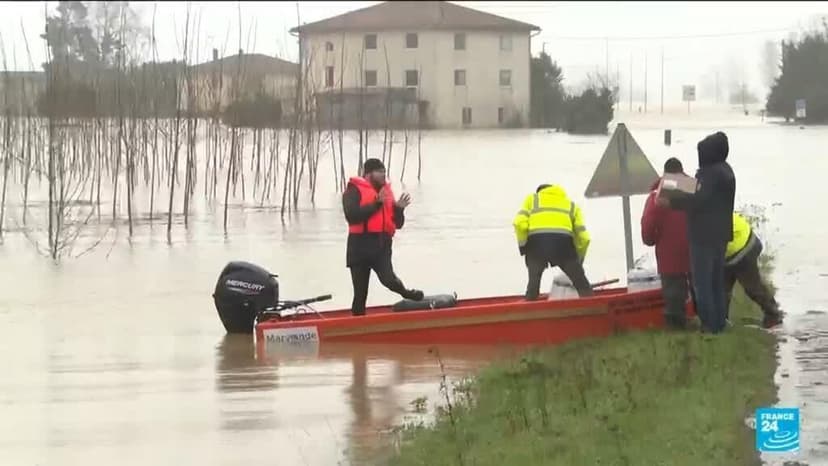 Southwest France remains on high alert as Garonne floods towns