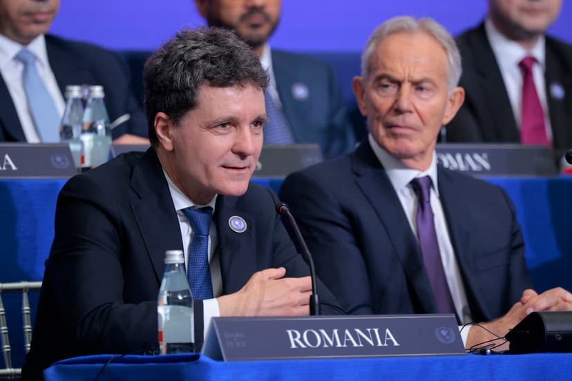 Romanian President Nicușor Dan Attends Peace Council, Emphasizes Partnerships