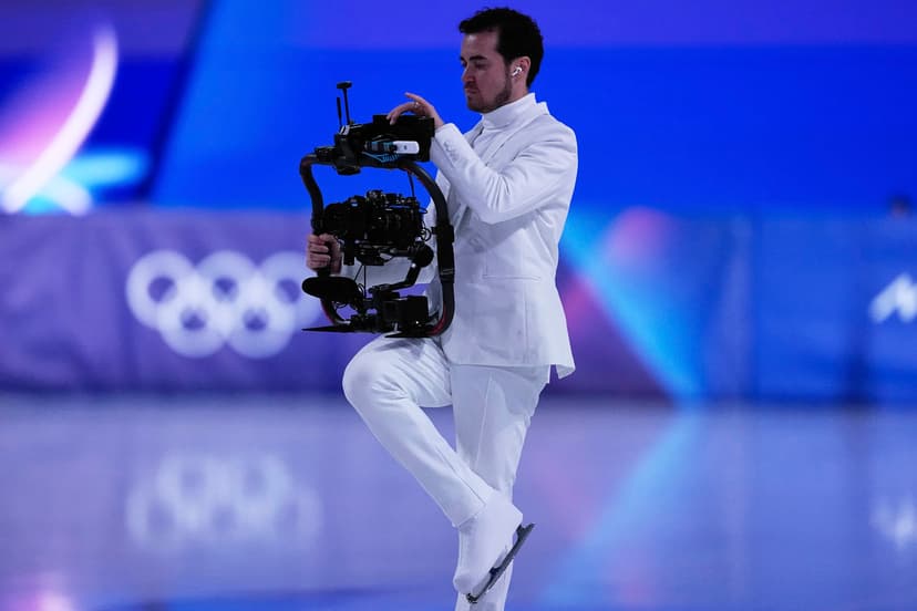 Olympic Cameraman Becomes Star with Innovative Skating Technique