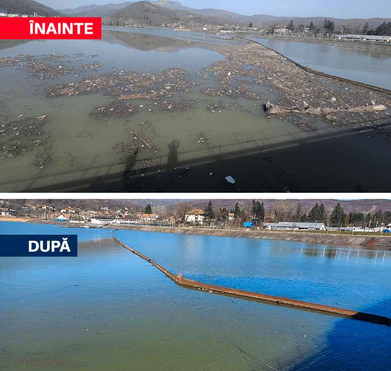 Călimănești Accumulation Lake Cleaned of Tons of Waste