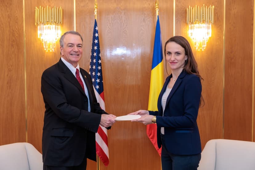US Ambassador to Romania meets with minister, reaffirms commitment to Black Sea security