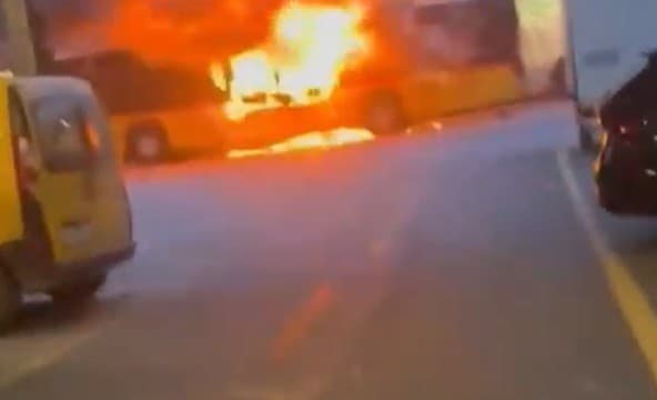 Several people died and others were injured after a bus caught fire in Switzerland