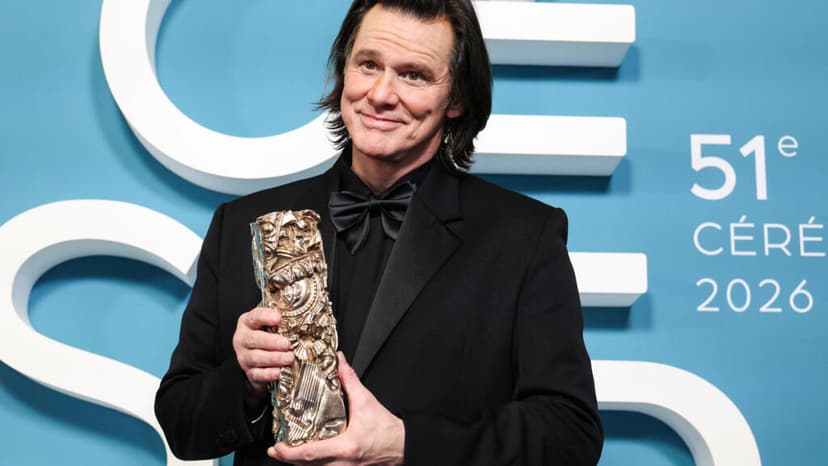 Jim Carrey unmasks French connections as he receives honorary César award