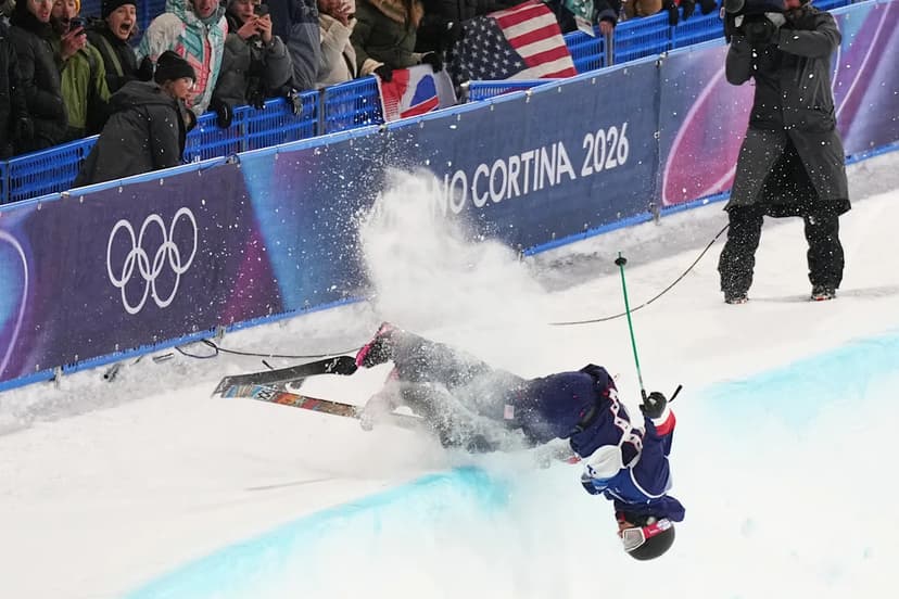 Nick Goepper Sustains Knee Sprain and Shin Bruise in Olympic Halfpipe Crash