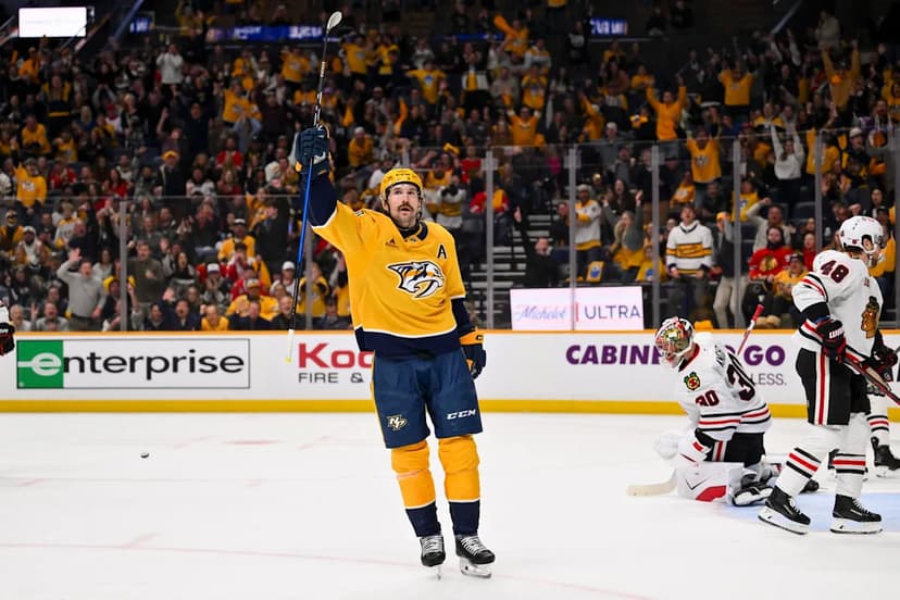 Ryan O'Reilly Elevates Nashville Predators Past Blackhawks In 1st Game Since Olympic Break | Recap
