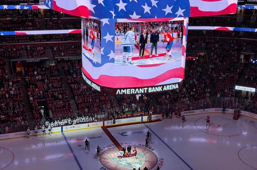 Panthers Honor Gold Medal-Winning Americans Prior To Hosting Toronto, Including Auston Matthews