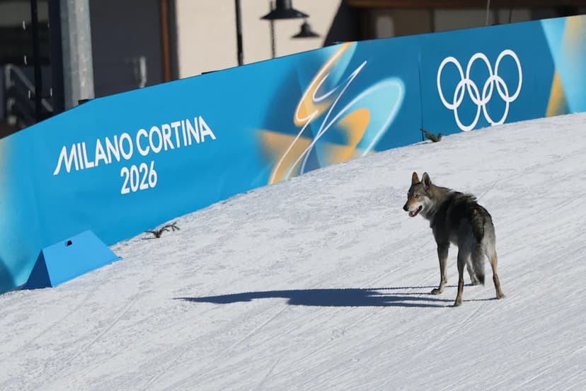 Dog Interrupts Winter Olympics Cross-Country Skiing Qualifiers