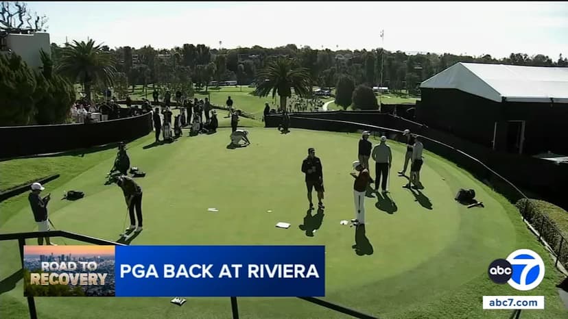PGA Tour's Return to Riviera Country Club Offers Hope to Palisades Fire Victims