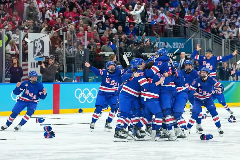 US men's hockey team inspired by women winning gold at the Olympics in Milan