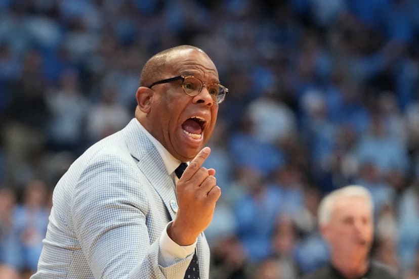 What Hubert Davis said after UNC basketball's win over Louisville