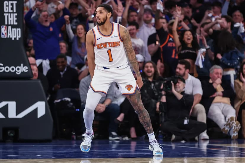 Cam Payne reacts to his return to the Philadelphia 76ers on a deal