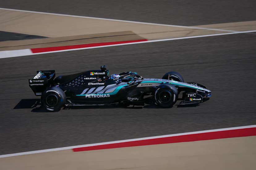 George Russell Leads Formula 1 Testing in Bahrain