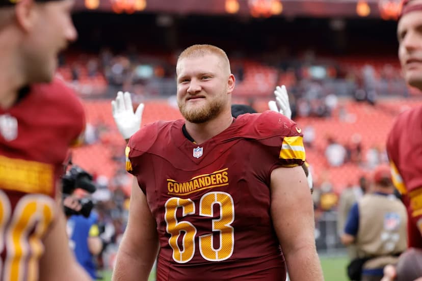 Could Houston target former Commanders OL Tyler Biadasz as a starter?