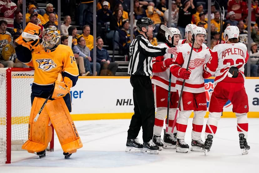 What Nashville Predators said about missed tripping call in loss to Detroit