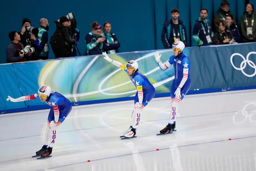 US Speedskating Team Advances to Olympic Final