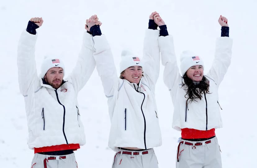 Chris Lillis Wins Second Olympic Gold in Mixed Team Aerials