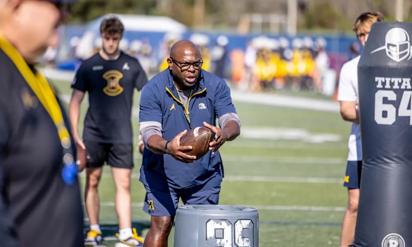 Michigan Running Backs Coach Tony Alford Discusses Job Uncertainty