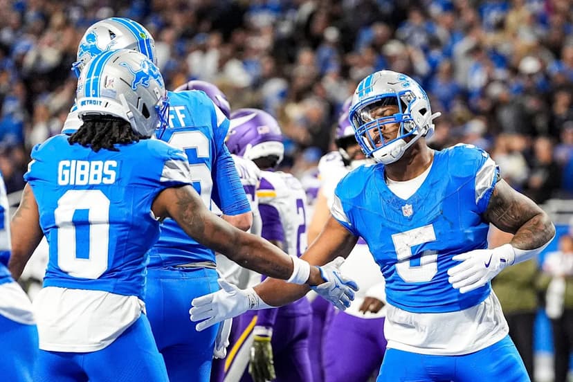 Jahmyr Gibbs lets feelings known on Texans trade for David Montgomery