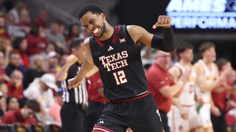 Texas Tech thwarts Iowa State's chances at Big 12 title, NCAA No. 1 seed with 82-73 win