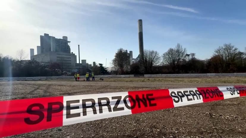 German cooling tower reduced to rubble in controlled explosion