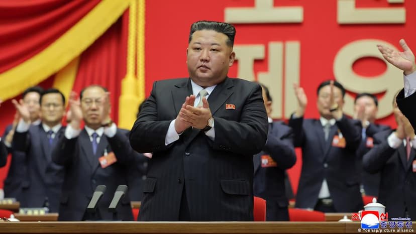 North Korea's Kim re-elected to lead ruling party at congress: KCNA