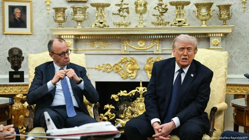 Trump and Merz discuss Iran, tariffs and Ukraine