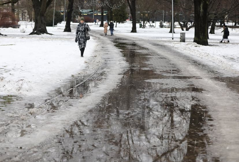Thaw and Freezing Rain Expected in Latvia